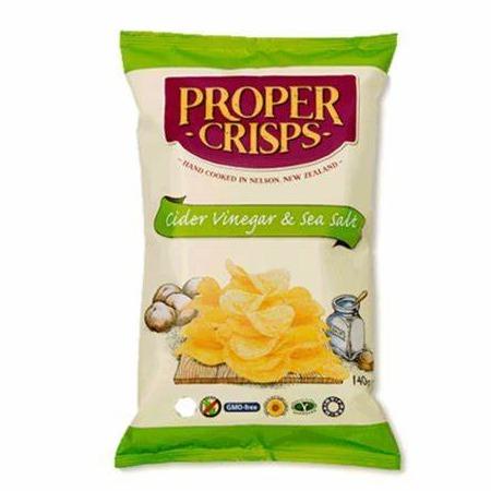 Proper Crisps Cider Vinegar & Sea Salt 140g