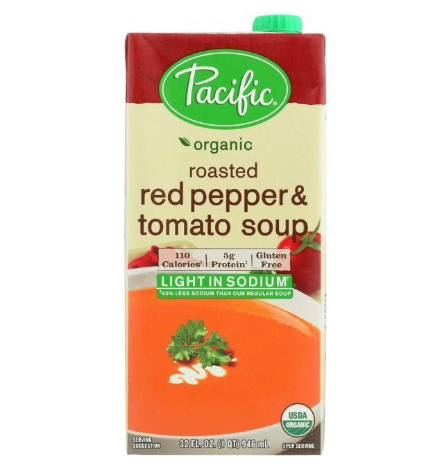 Pacific Foods Organic Red Pepper & Tomato Soup, 32 fl oz