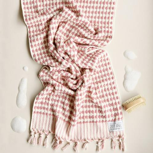 Miss April Pale Pink Hand Towel