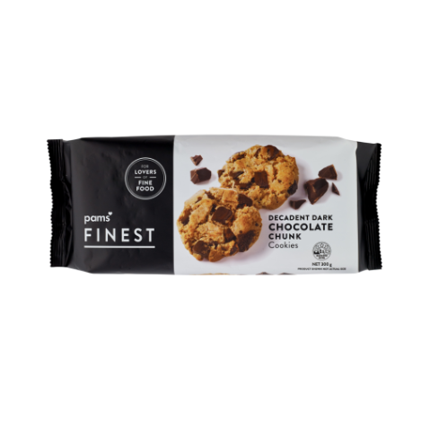 Pams Finest Dark Choc Biscuits 300g