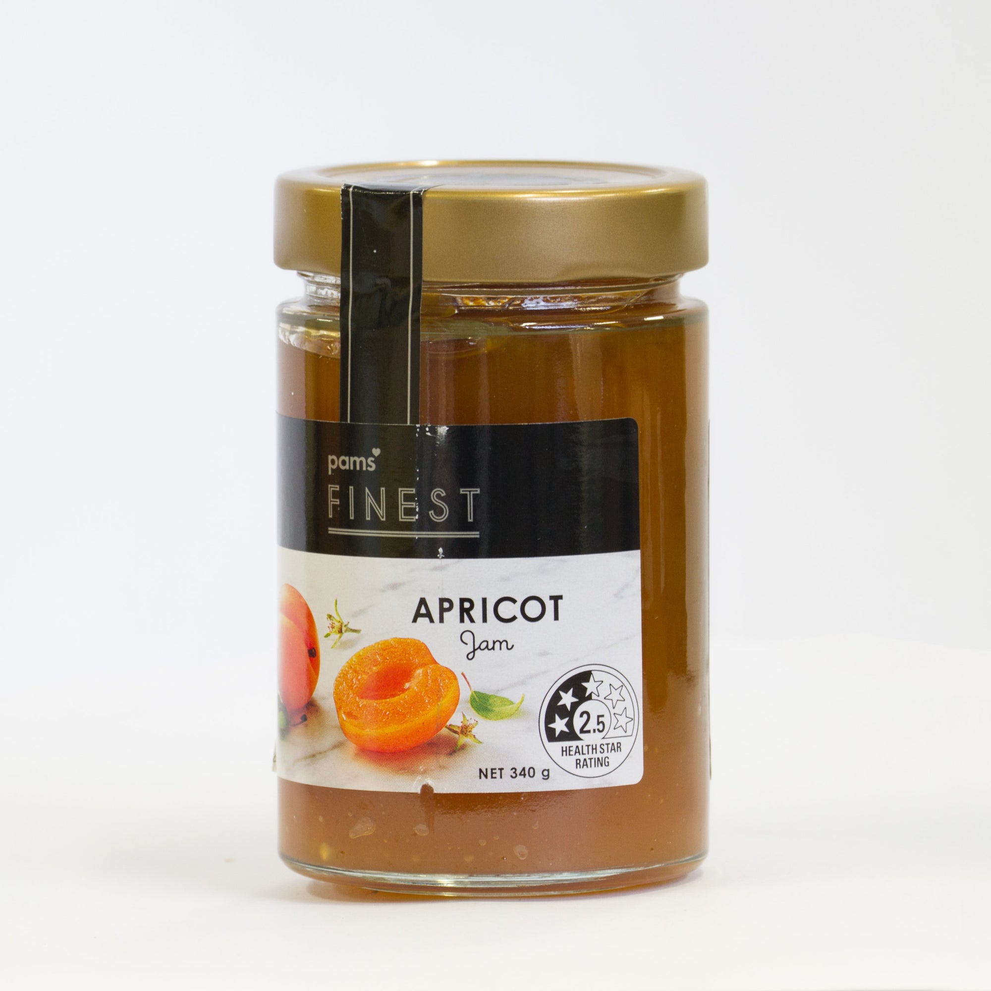 Pams Finest Apricot Jam 340g