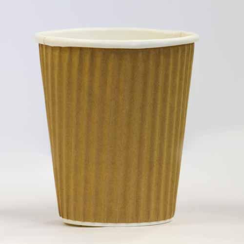 Disposable Cups 245ml - 40pcs Beige