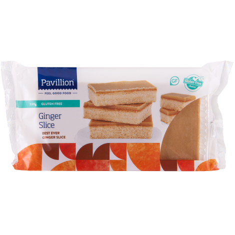 Pavillion GF Ginger Slice 330g