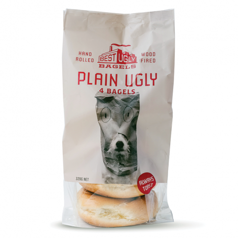 Best Ugly Bagel Plain 4pk