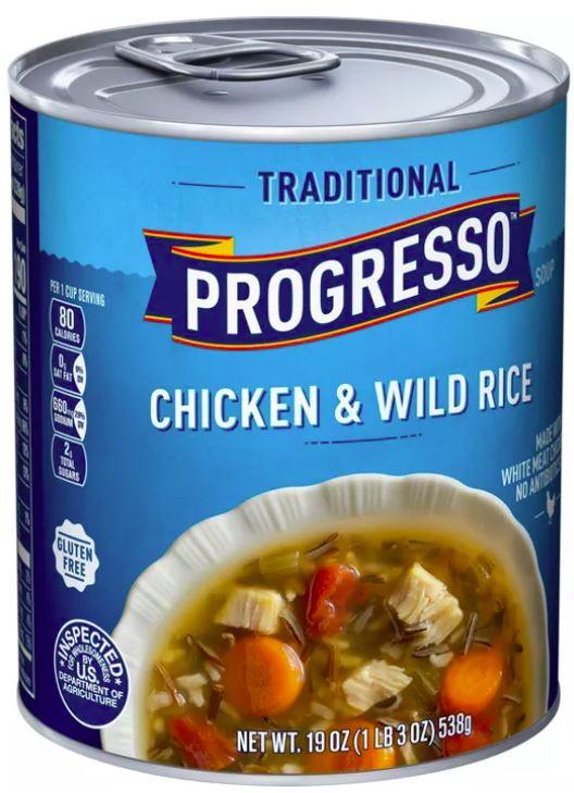 Progresso Chicken & Wild Rice Soup, 19oz