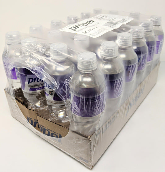 Propel Electrolyte Water Beverage, Grape, 24 ct