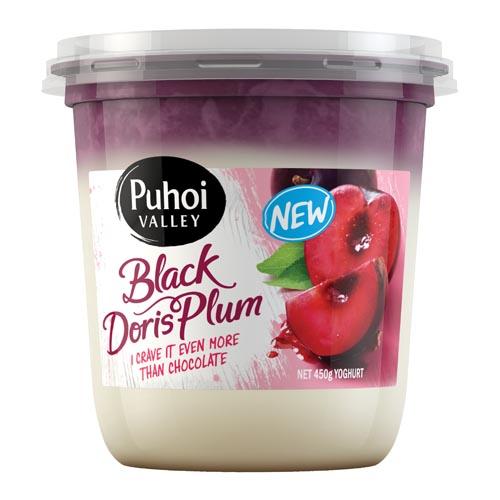 Puhoi Valley Black Doris Plum Yoghurt 450g