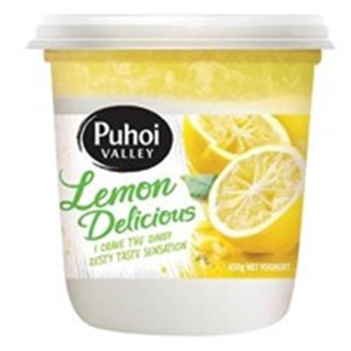 Puhoi Valley Lemon Delicious Yoghurt 450g