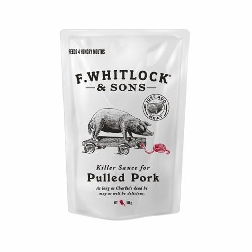 F Whitlock Pulled Pork Sauce Pouch 500g