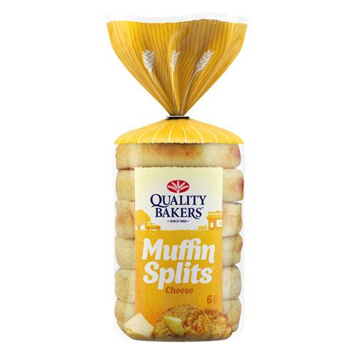 Quality Bakers Cheese Muffin Splits 390g