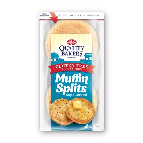 Quality Bakers Gluten Free Soy and Linseed Muffin Splits