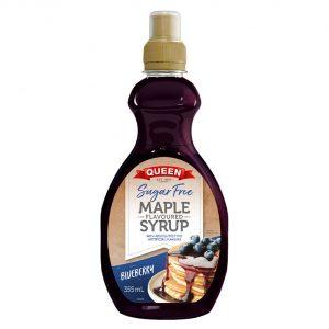 Queen Blueberry Sugar Free Maple Flavoured Syrup 355ml