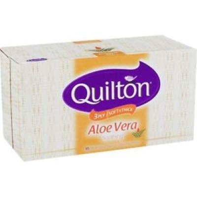 Quilton Facial Tissue Aloe Vera 3ply 95pk