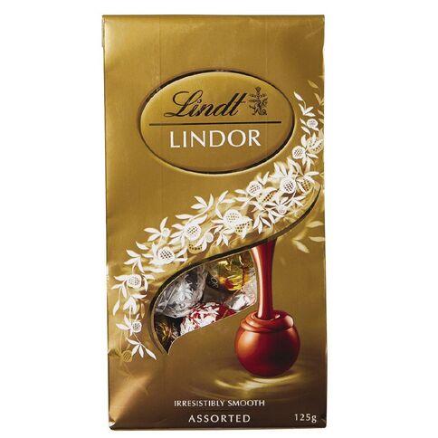 Lindt Lindor Assorted Chocolates Pouch 125g