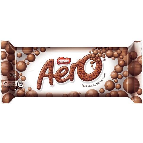 Nestle Aero Milk Chocolate Bar 40g