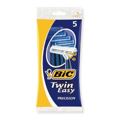 Bic Disposable Shavers Twin Blade Easy 2 Precision 5pk