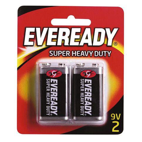 Eveready Battery Super Heavy Duty 9V 2pk