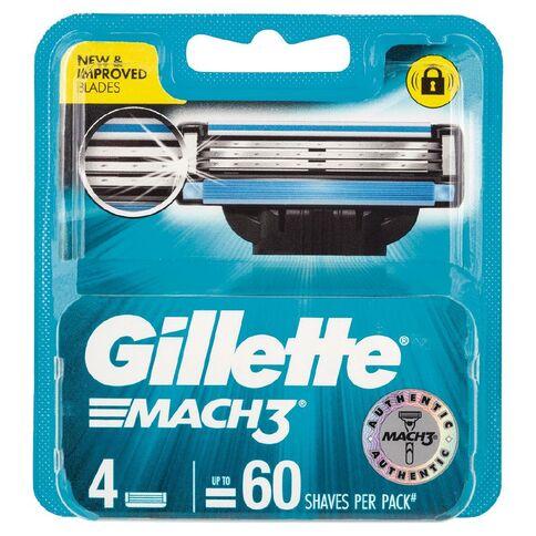 Gillette Mach3 Refill Blades 4pk