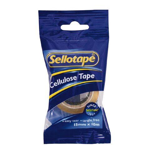 Sellotape Clear 15mmx10m 2pk