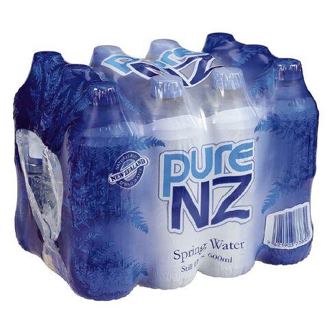 NZ Spring Water 600ml/12pk