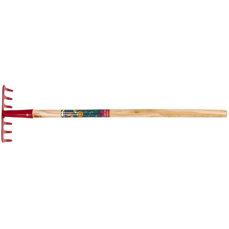 Kids Plastic/Wooden Rake 710mm