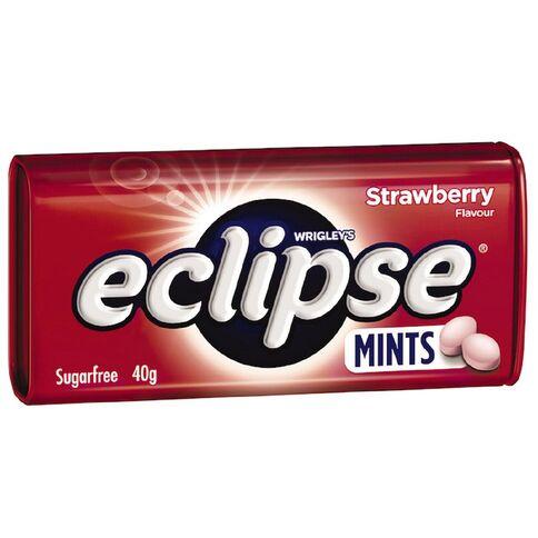 Wrigleys Eclipse Sugar Free Strawberry Mint 40g