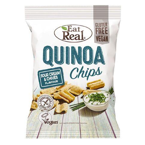 Eat Real Cream & Chives Quinoa Chips 80g