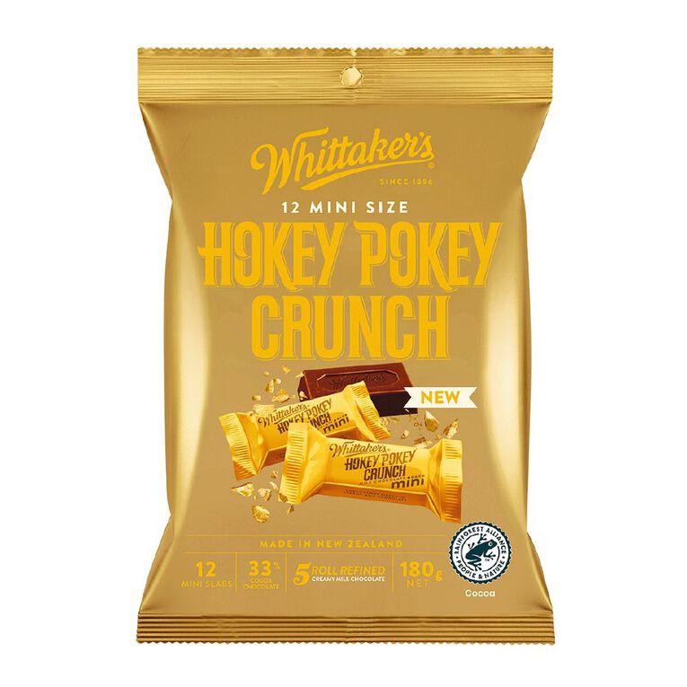 Whittakers Mini Size Hokey Pokey Crunch Chocolate Slabs 12pk 180g