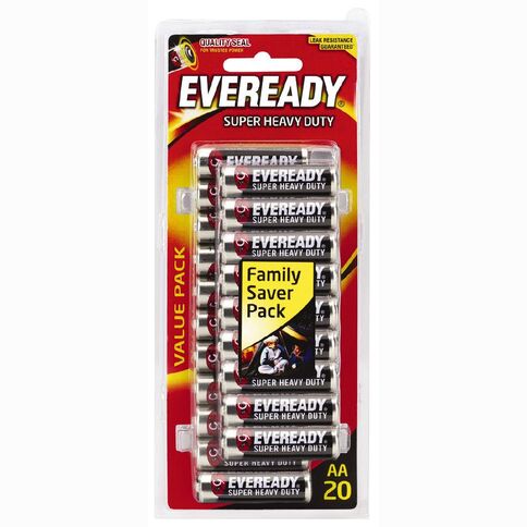 Eveready Battery Super Heavy Duty AA 20pk