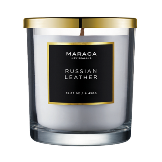 Russian Leather Luxury Candle