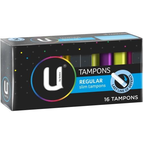 U by Kotex Regular Tampons With Applicator 16pk