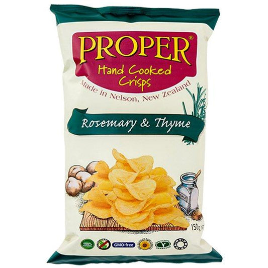 Proper Crisps Rosemary & Thyme 150g