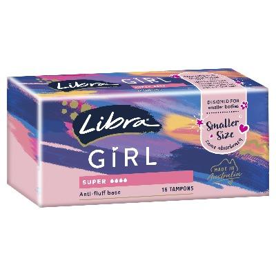 Libra Girl Tampons Super 16pk