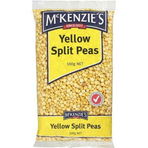 Mckenzies Yellow Split Peas 500g