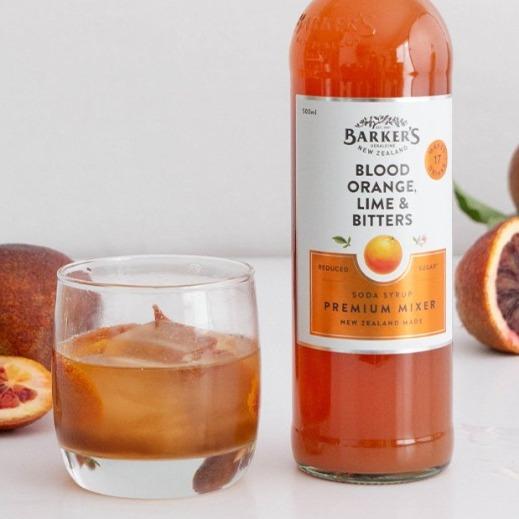 Barkers Blood Orange Lime & Bitters Premium Mixer 500ml