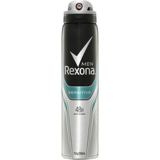 Rexona Men Sensitive 48H Antiperspirant Aerosol 250ml