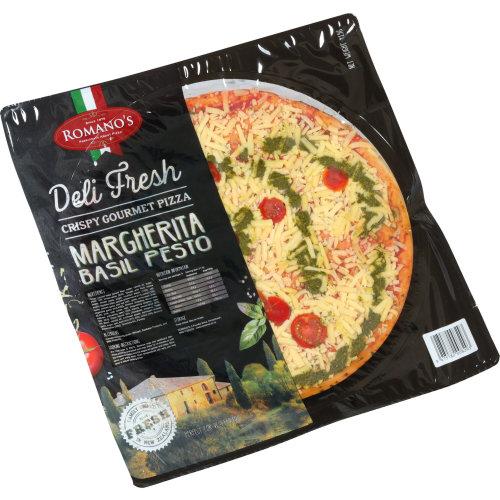 Romano's Deli Fresh Margarita Basil Pesto Pizza - 415g