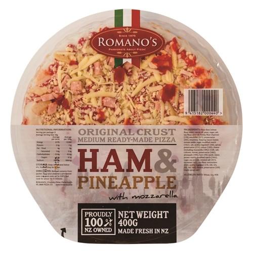 Romano's Ham & Pineapple Pizza - 400g