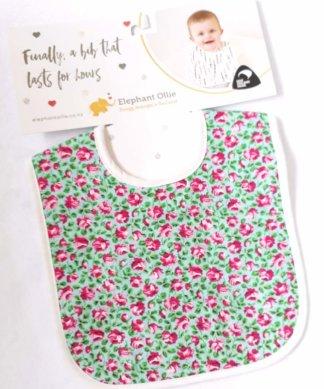 Elephant Ollie Small Binding Bib ea