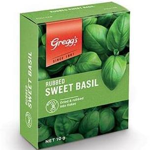 Cerebos Greggs Rubbed Basil Packet 10gm