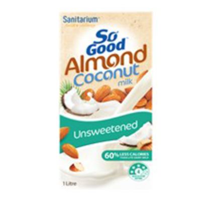 So Good Almond & Coconut Unsweetened UHT Milk 1L