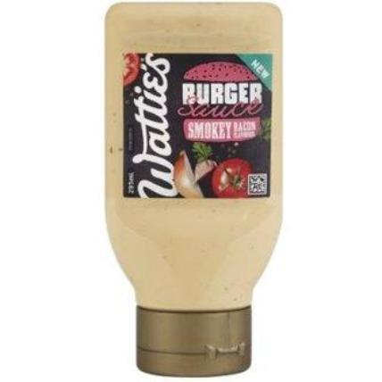 Watties Smokey Bacon Flavour Burger Sauce 295ml