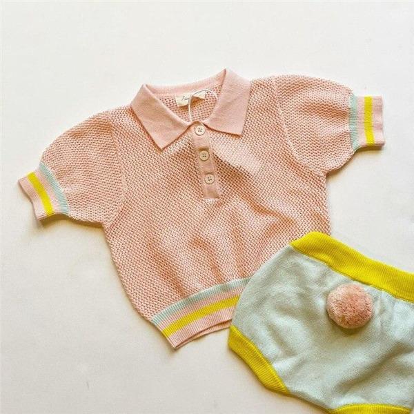 Girls Knit Top and Pants Set