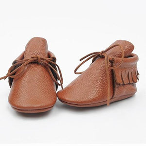 Leather Baby Shoes Size 2