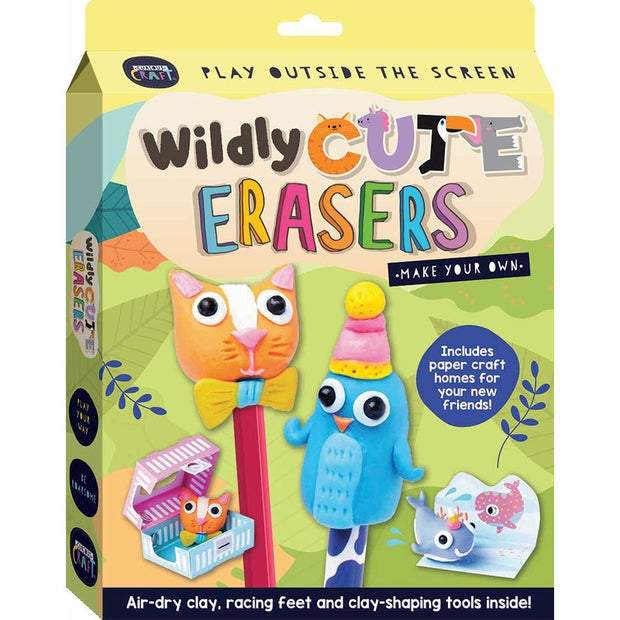 Curious Craft: Make your own wildly cute Erasers Kit