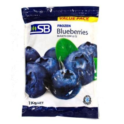 SB Frozen Whole Blueberries 1kg