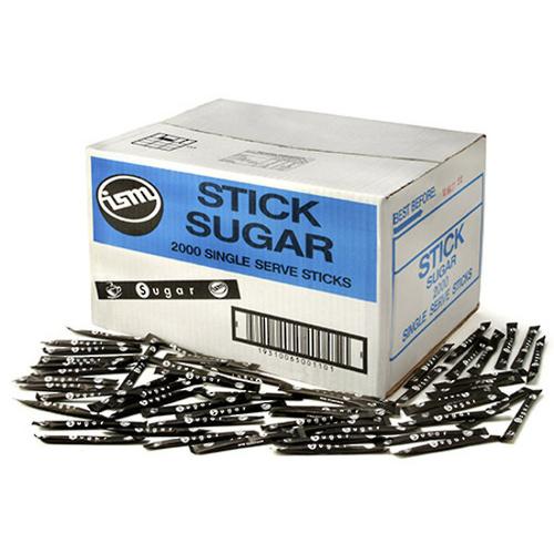 Ism Classic White Sugar Sticks 2000pk