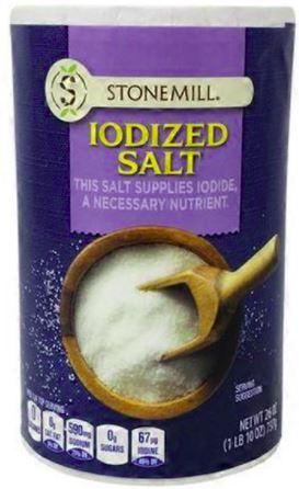 Stonemill Iodized Table Salt 26 oz