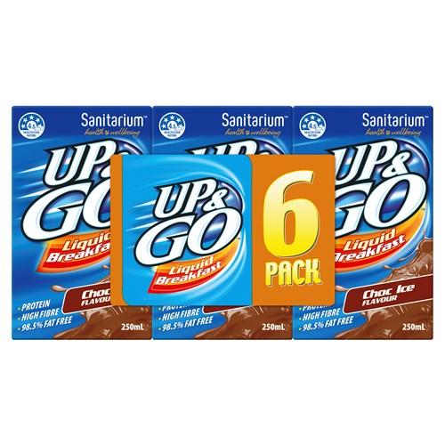 Sanitarium Up&Go Liquid Breakfast Choc Ice 6/250ml