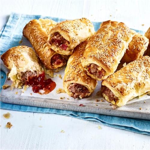 E&B Rustic Beef & Cheese Sausage Rolls